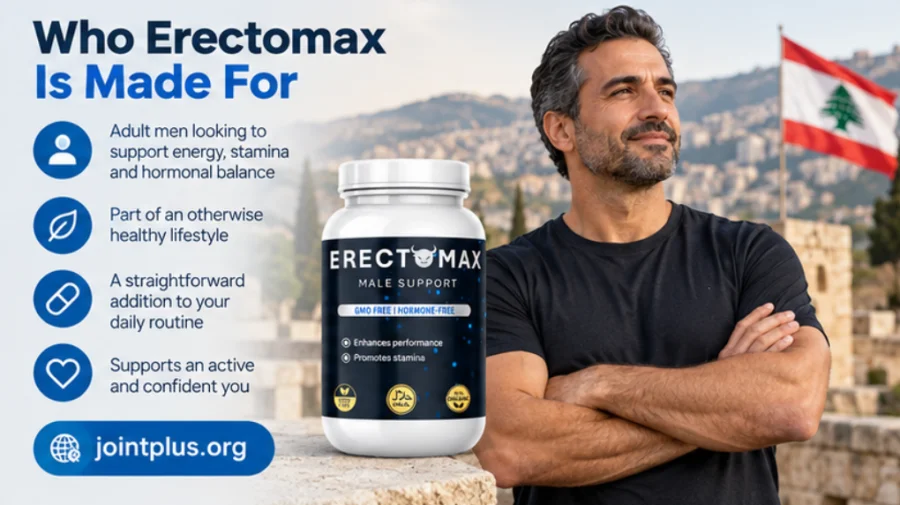 Erectomax — capsule bottle for adult men