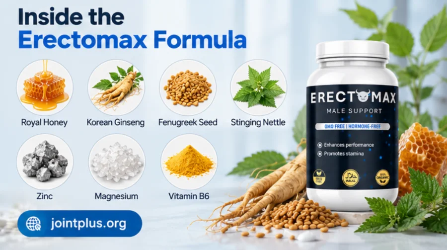 Erectomax — capsule formula ingredients